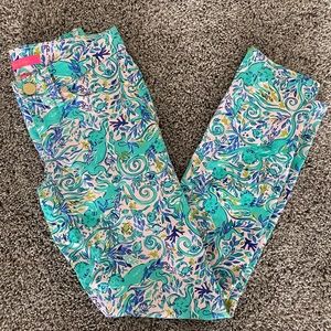 EUC Lilly Pulitzer Ocean Crop Pant